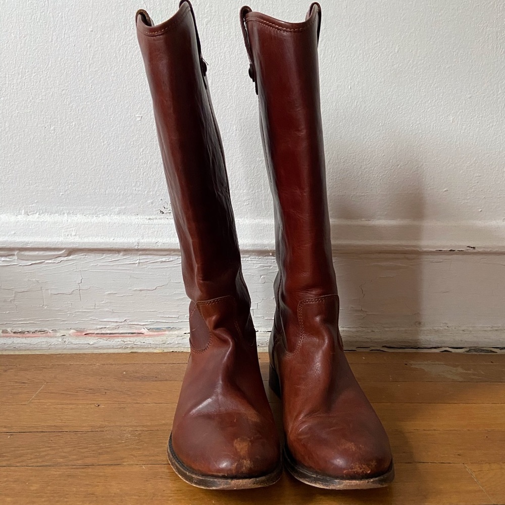 Melissa Frye Boots in Chestnut